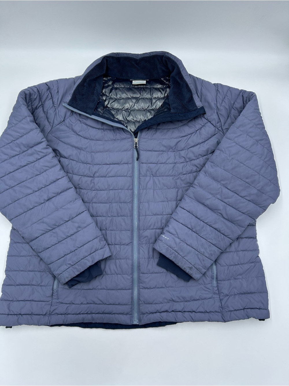 Columbia Women's Quilted Puffer Jacket in Light Purple 2X